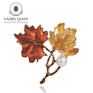 VQ Leaves Brooch